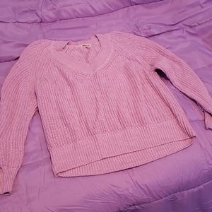 Light purple knitted sweater women's small